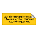Salle de commande électrique ! Accès réservé au personnel autorisé uniquement