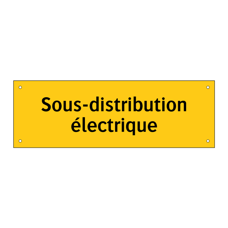 Sous-distribution électrique