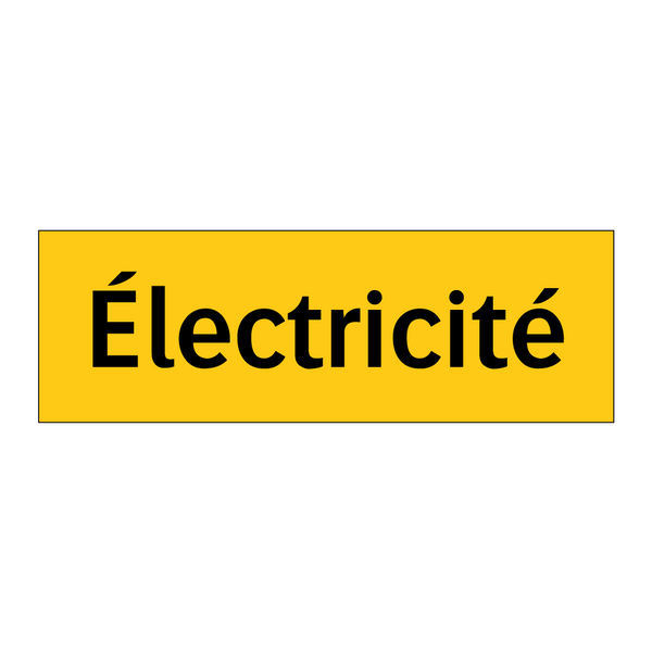 Électricité