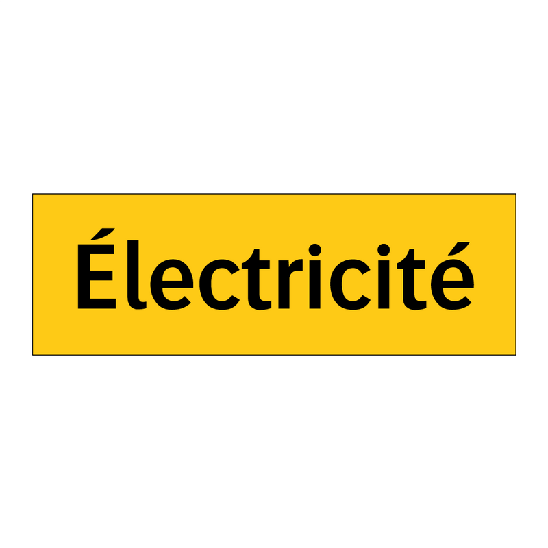 Électricité