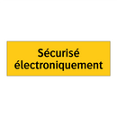 Sécurisé électroniquement