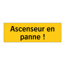 Ascenseur en panne !