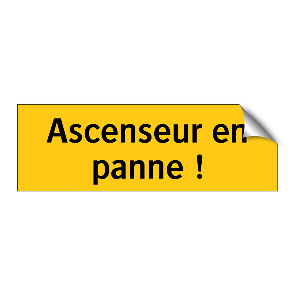 Ascenseur en panne !