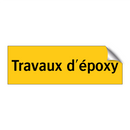 Travaux d'époxy