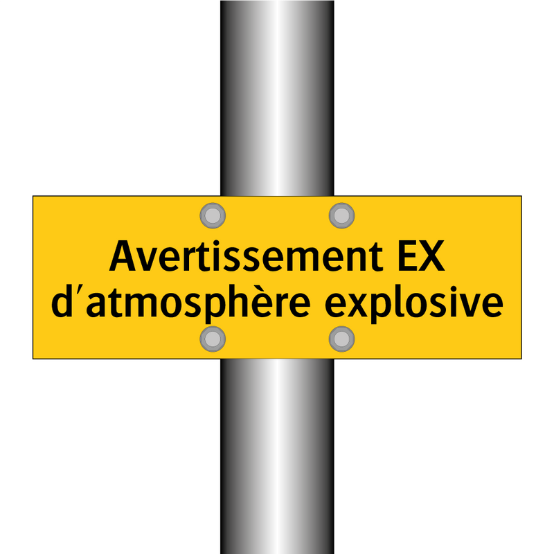 Avertissement EX d'atmosphère explosive