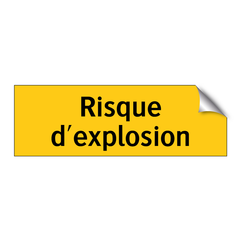 Risque d'explosion