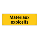 Matériaux explosifs