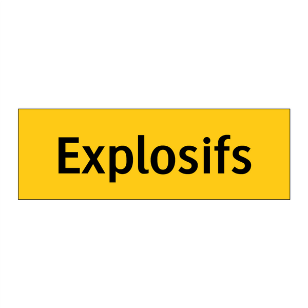 Explosifs