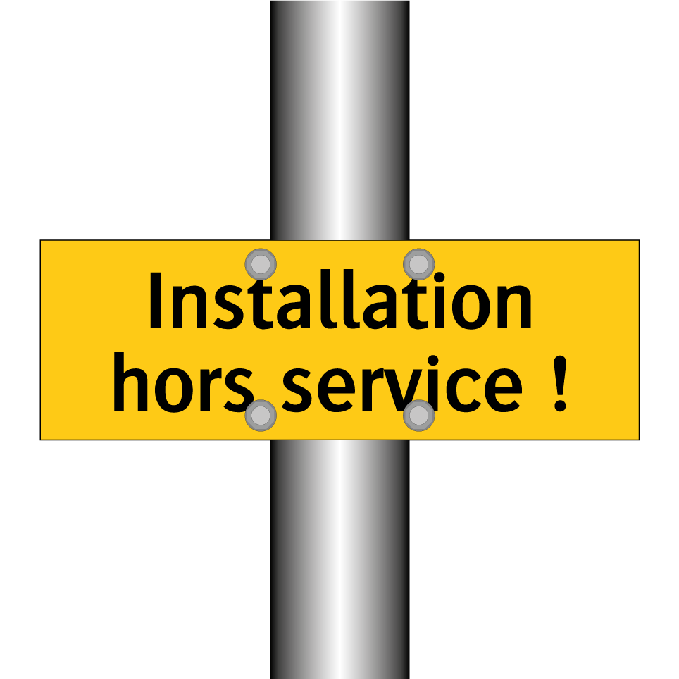 Installation hors service !