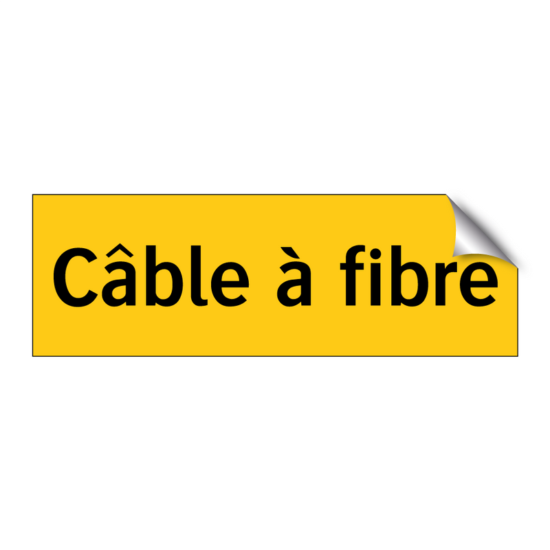 Câble à fibre