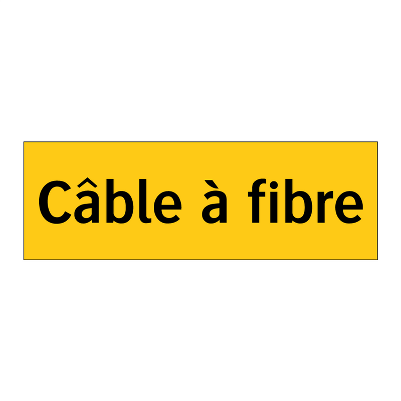 Câble à fibre