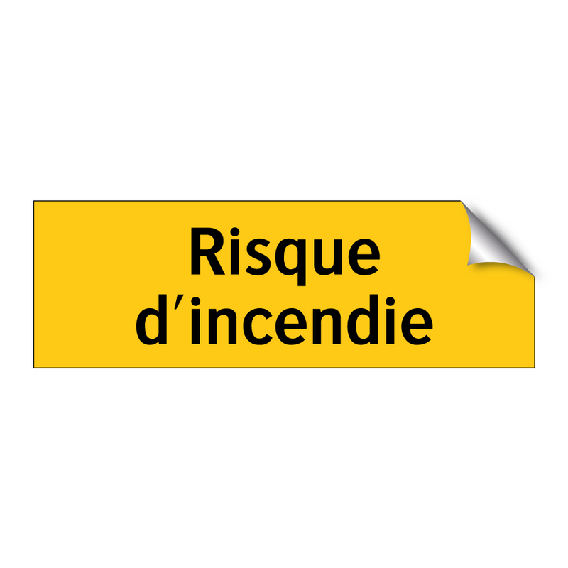 Risque d'incendie