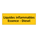 Liquides inflammables Essence - Diesel