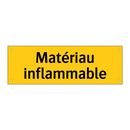 Matériau inflammable