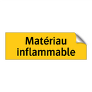 Matériau inflammable