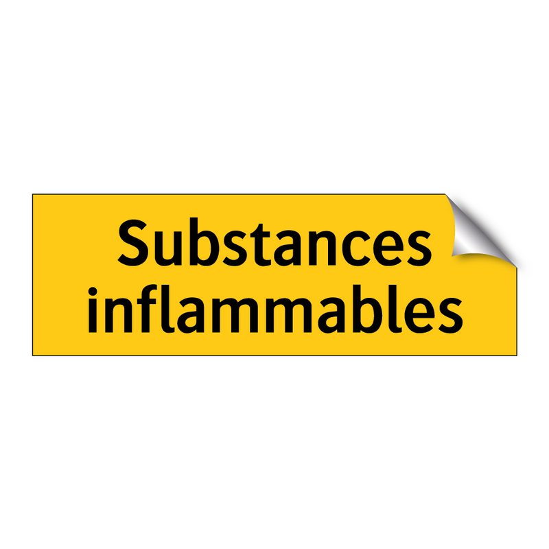 Substances inflammables