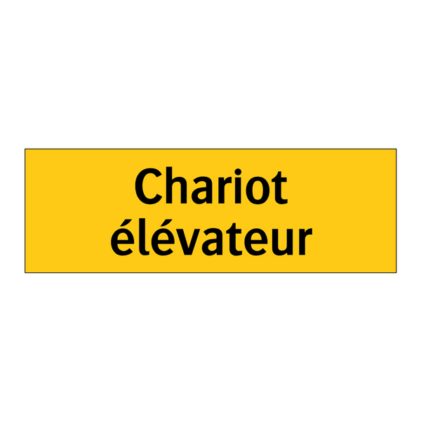 Chariot élévateur