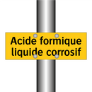 Acide formique liquide corrosif