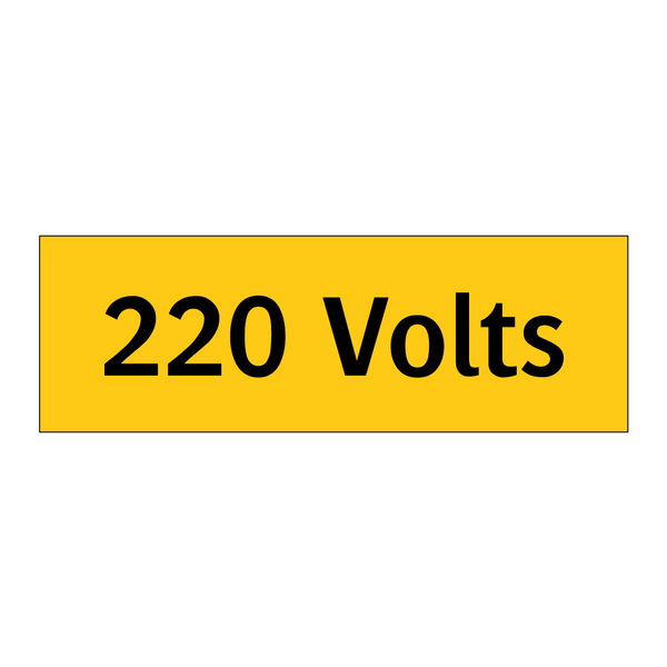 220 Volts