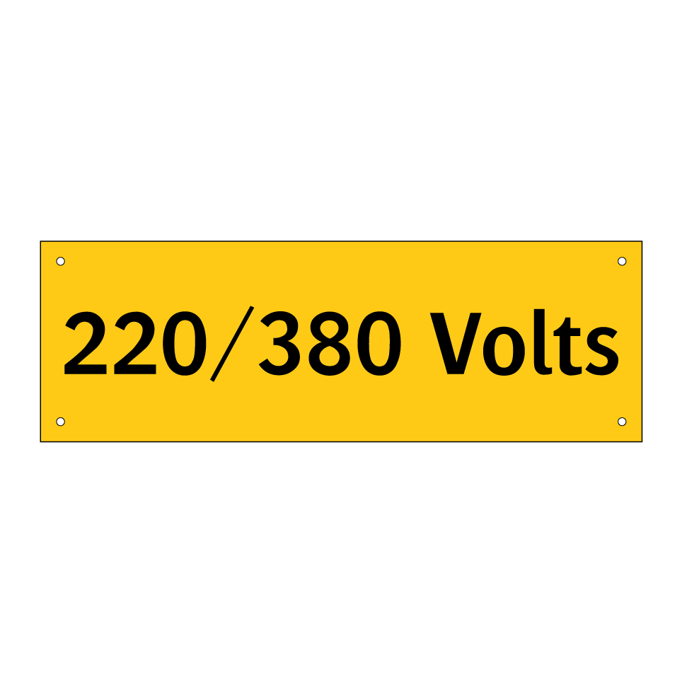 220/380 Volts