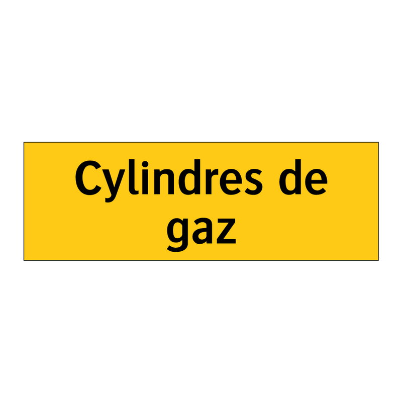 Cylindres de gaz
