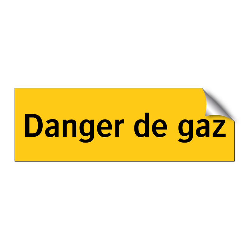 Danger de gaz