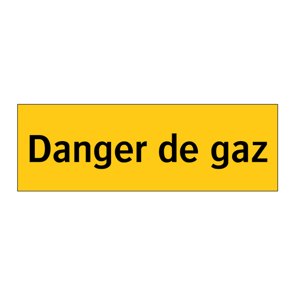 Danger de gaz