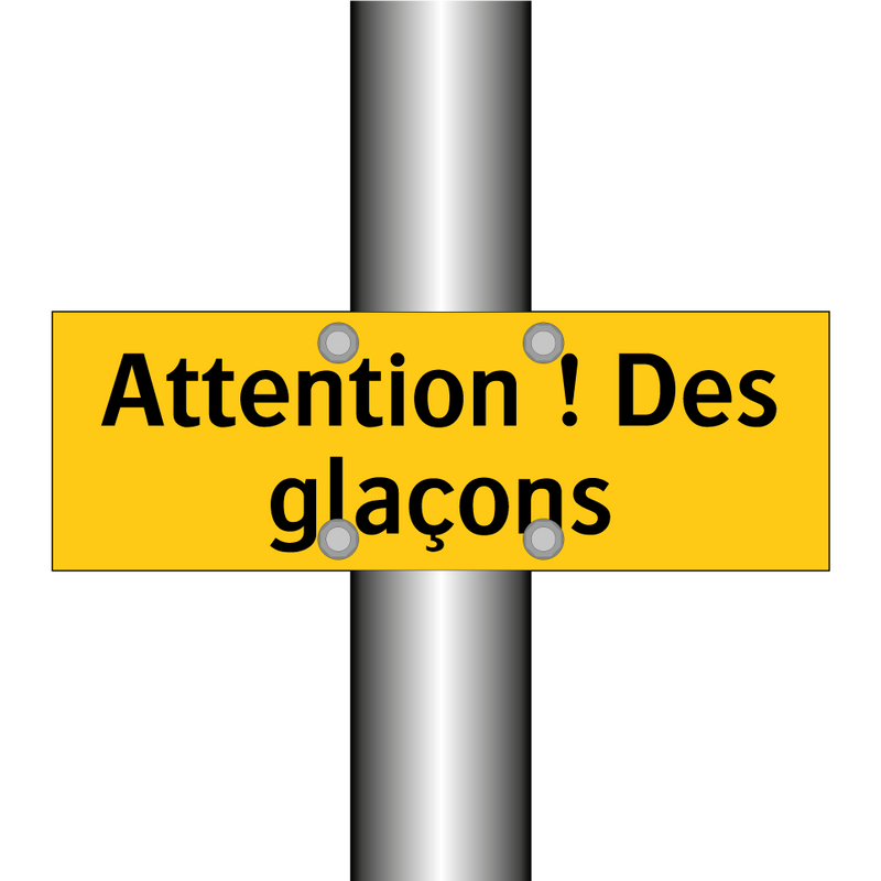Attention ! Des glaçons