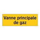 Vanne principale de gaz