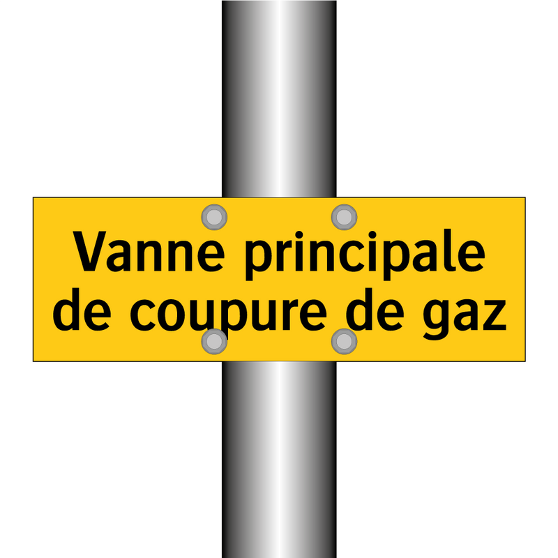 Vanne principale de coupure de gaz