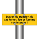 Station de transfert de gaz Fumer, feu et flamme nue interdits !