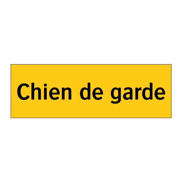 Chien de garde