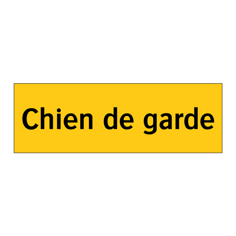Chien de garde