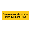 Déversement de produit chimique dangereux