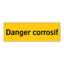 Danger corrosif