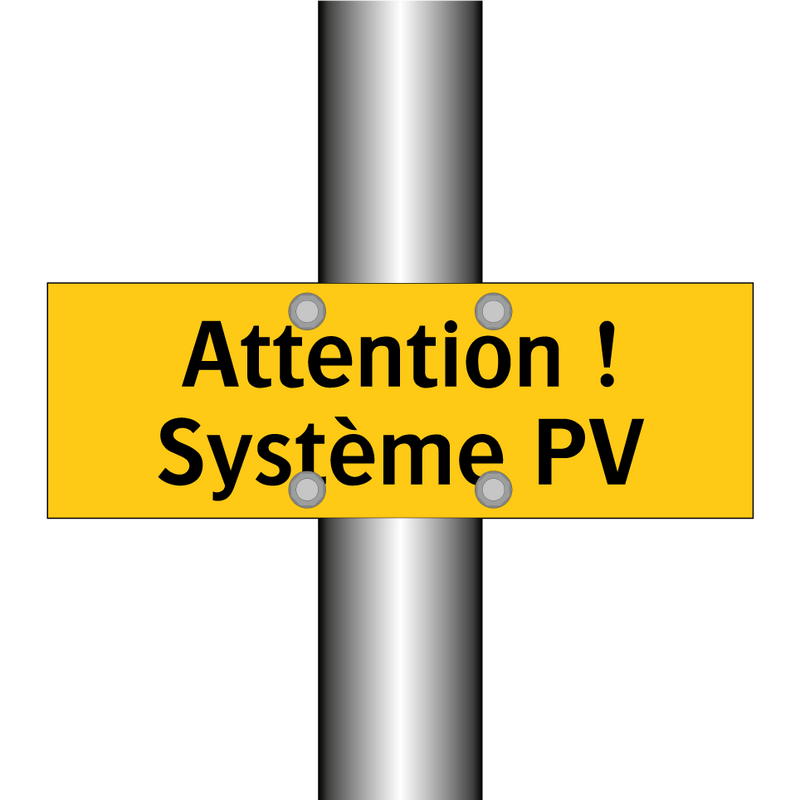 Attention ! Système PV