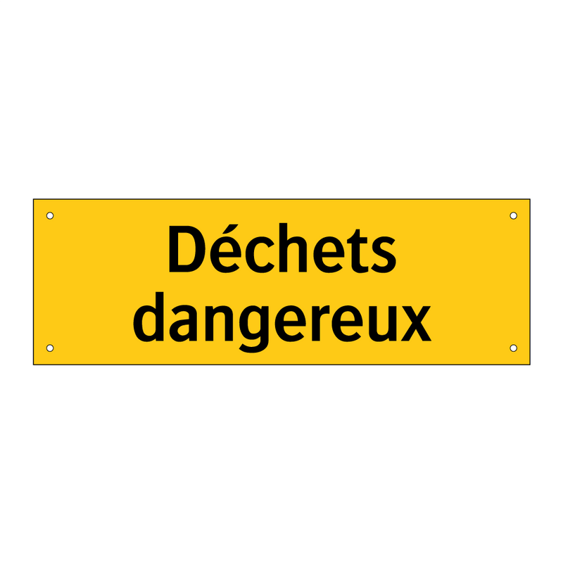Déchets dangereux