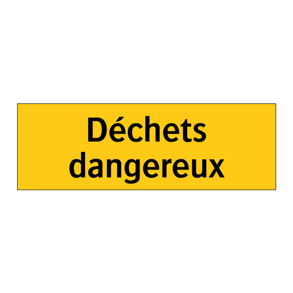 Déchets dangereux