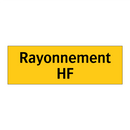 Rayonnement HF