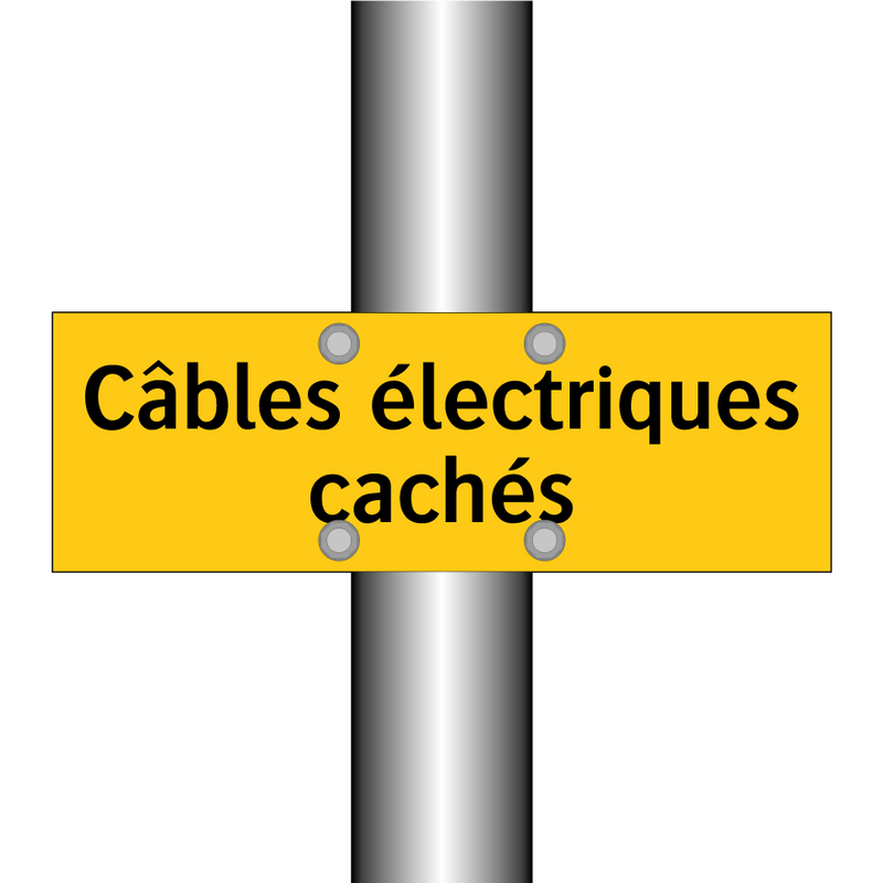 Câbles électriques cachés