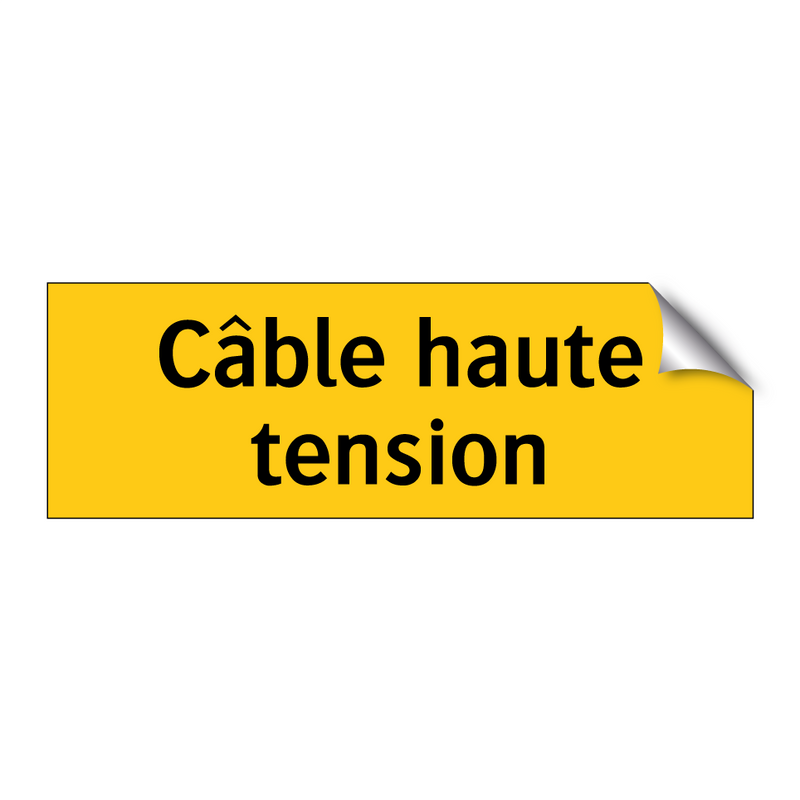 Câble haute tension