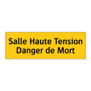 Salle Haute Tension Danger de Mort
