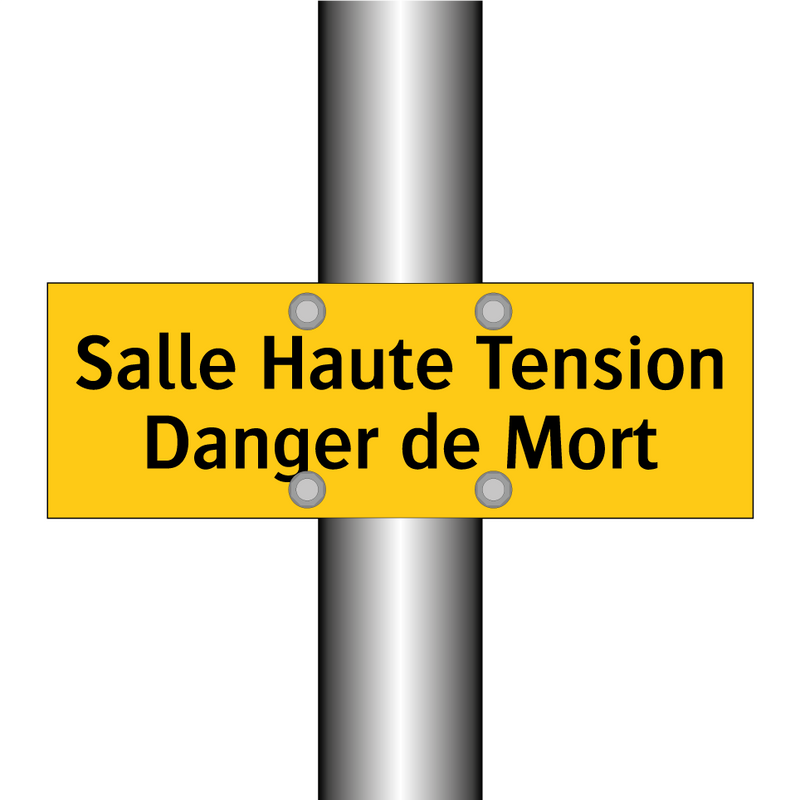 Salle Haute Tension Danger de Mort