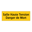 Salle Haute Tension Danger de Mort