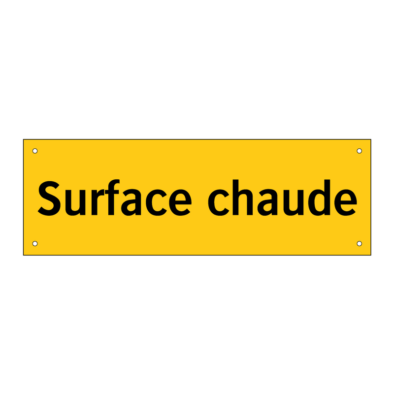 Surface chaude