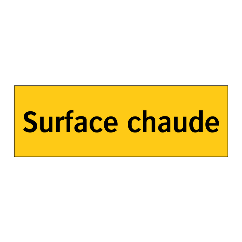 Surface chaude