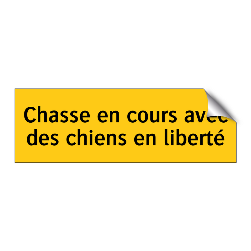 Chasse en cours avec des chiens en liberté