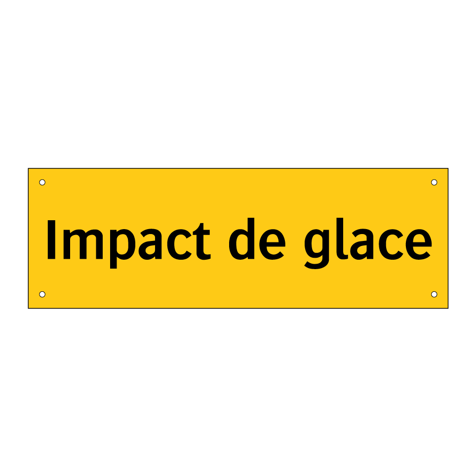 Impact de glace