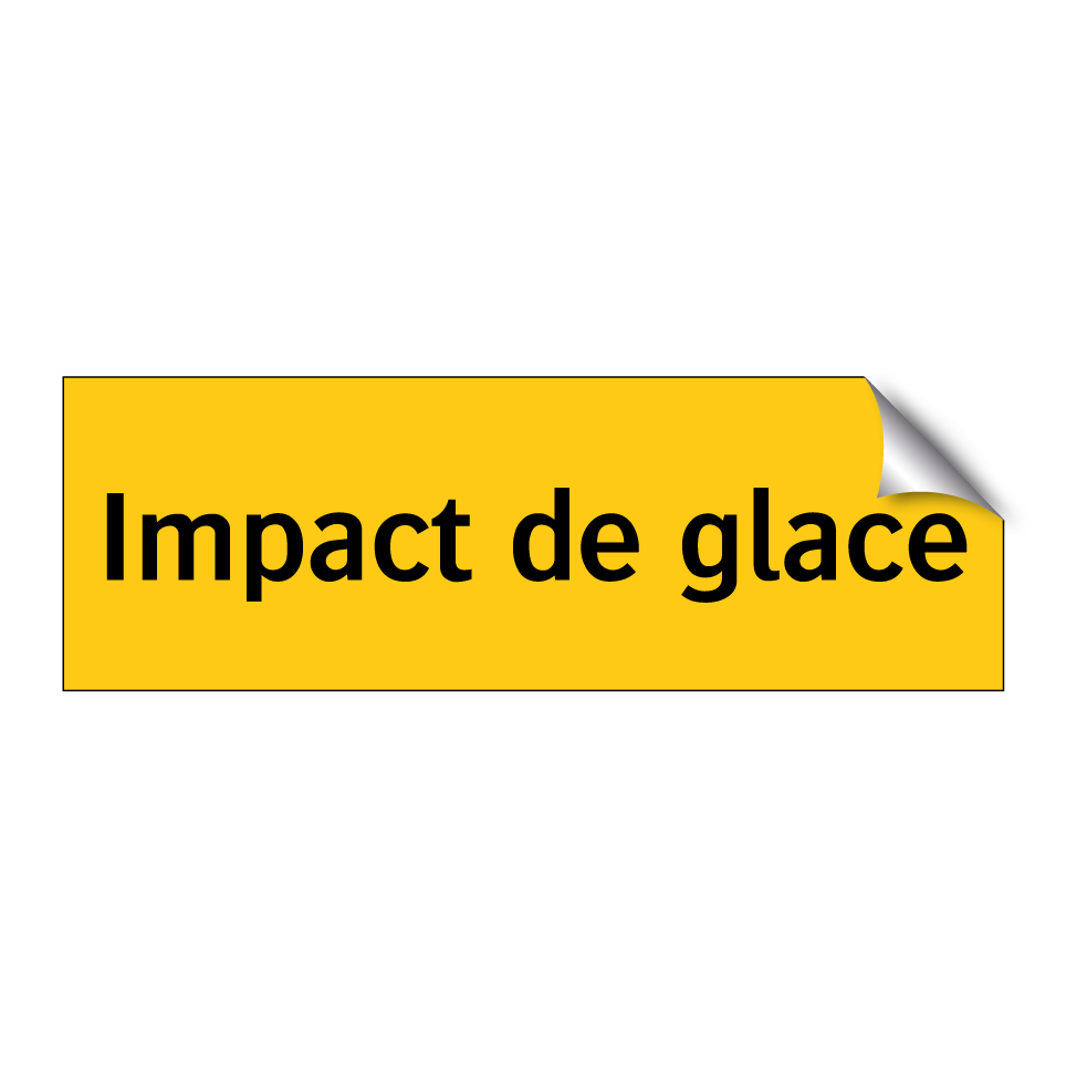Impact de glace
