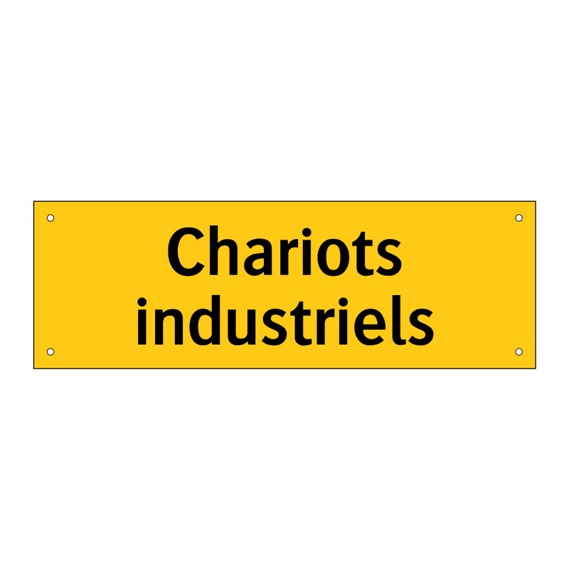 Chariots industriels